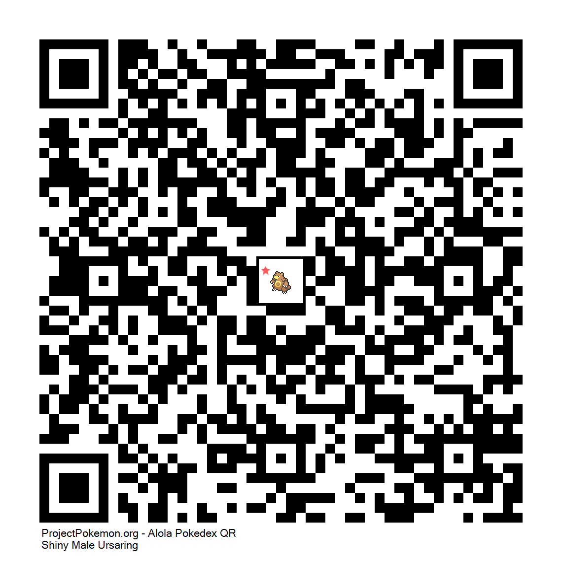 Cdigo QR de Ursaring variocolor